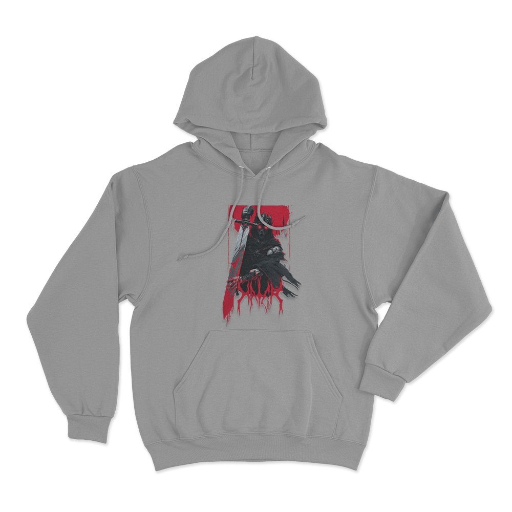 Cursed King Warrior Unisex Hoodie Grey Cursed King Warrior Unisex Hoodie Grey