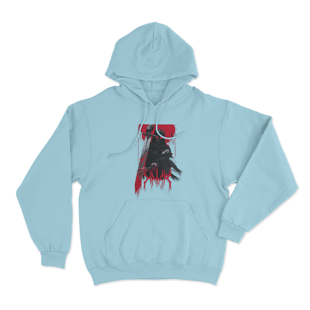 Cursed King Warrior Unisex Hoodie Sky Blue Cursed King Warrior Unisex Hoodie Sky Blue