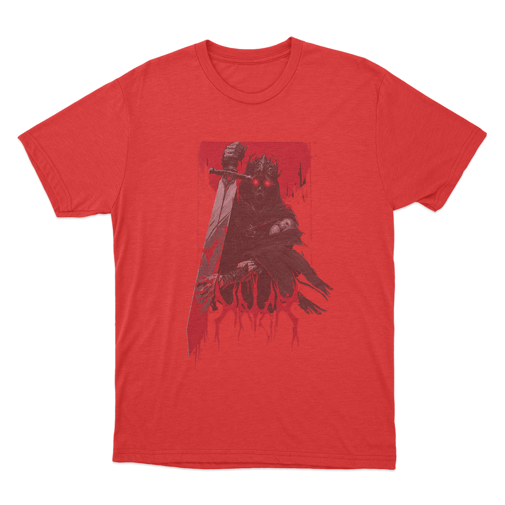 Cursed King Warrior Unisex T Shirt Red Cursed King Warrior Unisex T Shirt Red