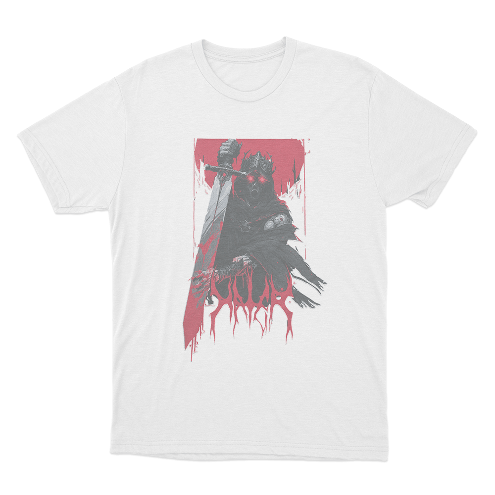 Cursed King Warrior Unisex T Shirt White Cursed King Warrior Unisex T Shirt White