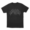 Hate Raid Metal Logo Unisex T Shirt Black