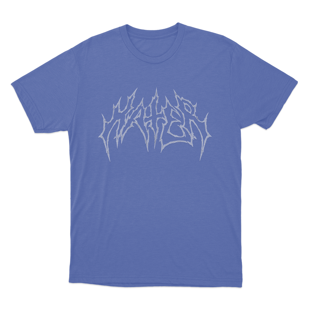 Hate Raid Metal Logo Unisex T Shirt Blue Hate Raid Metal Logo Unisex T Shirt Blue