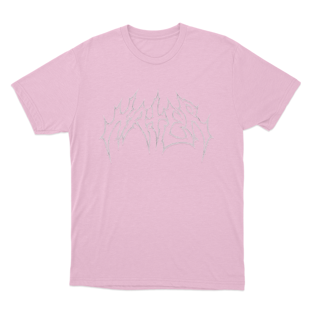 Hate Raid Metal Logo Unisex T Shirt Pink Hate Raid Metal Logo Unisex T Shirt Pink