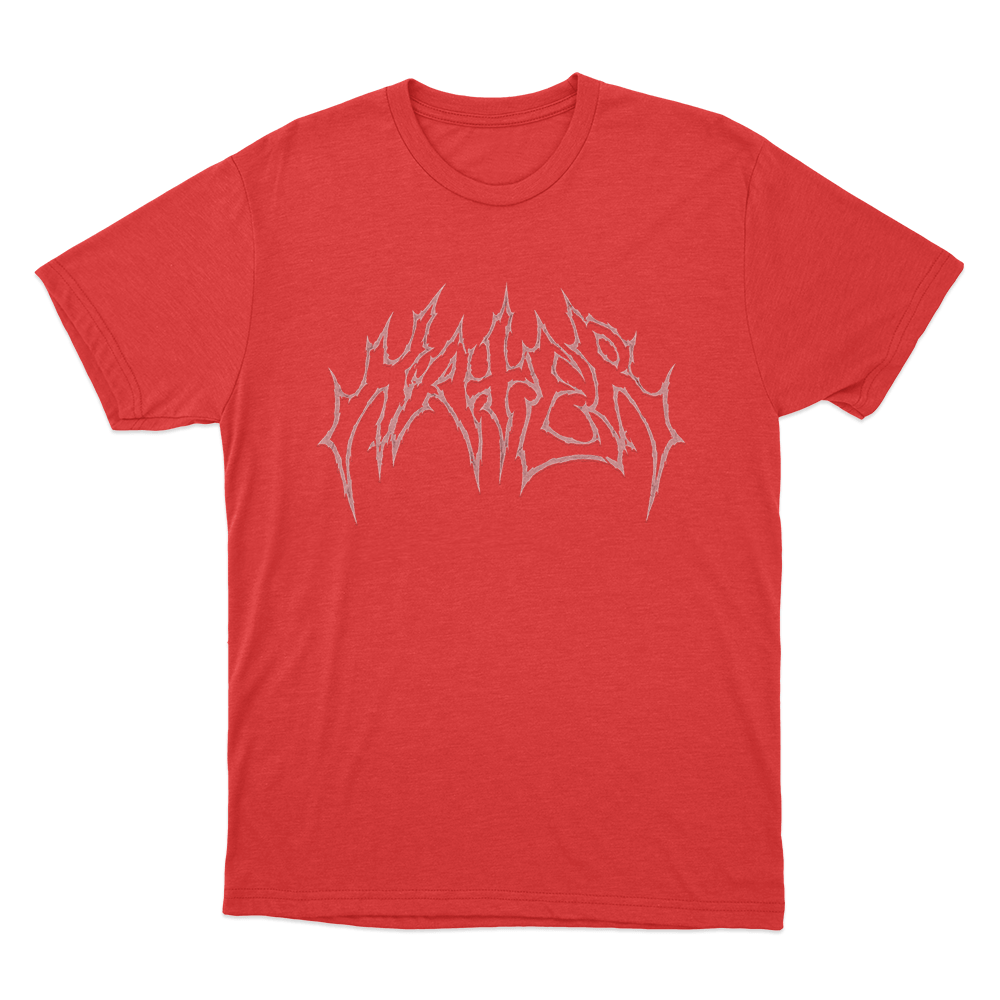 Hate Raid Metal Logo Unisex T Shirt Red Hate Raid Metal Logo Unisex T Shirt Red