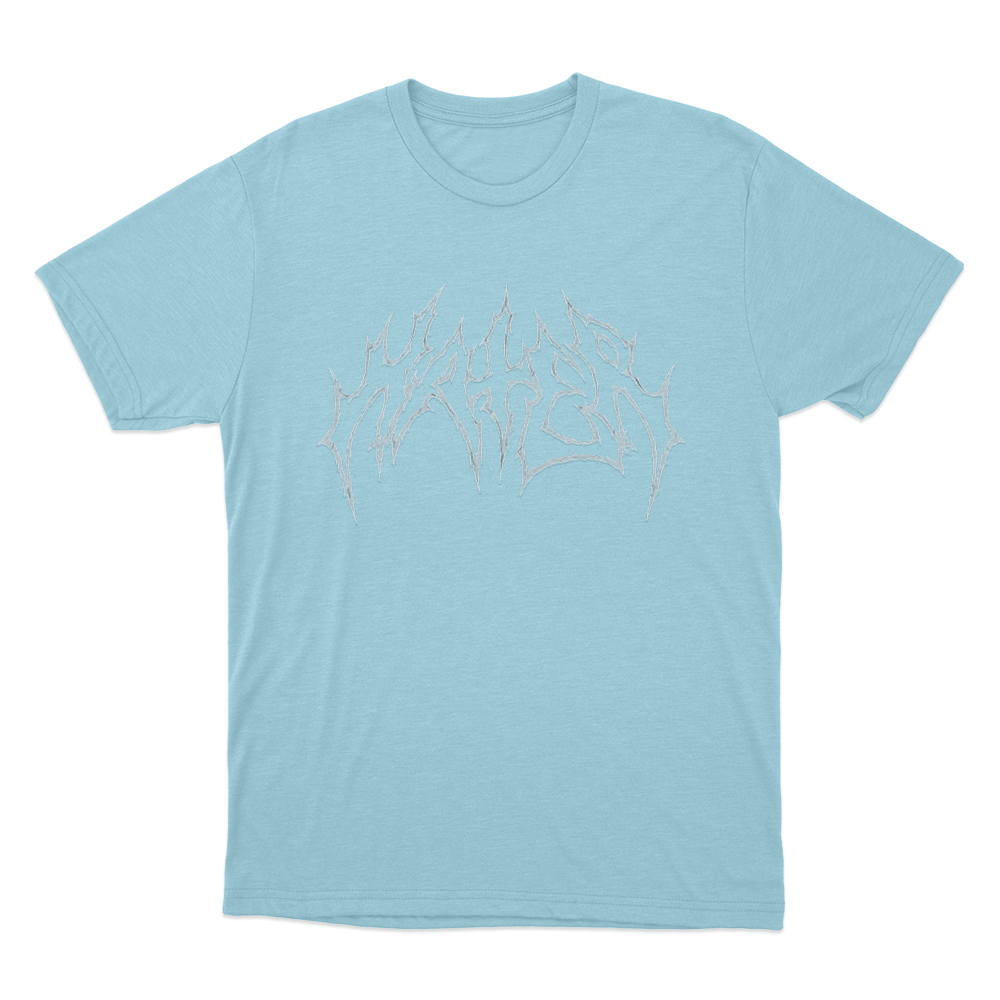 Hate Raid Metal Logo Unisex T Shirt Sky Blue Hate Raid Metal Logo Unisex T Shirt Sky Blue