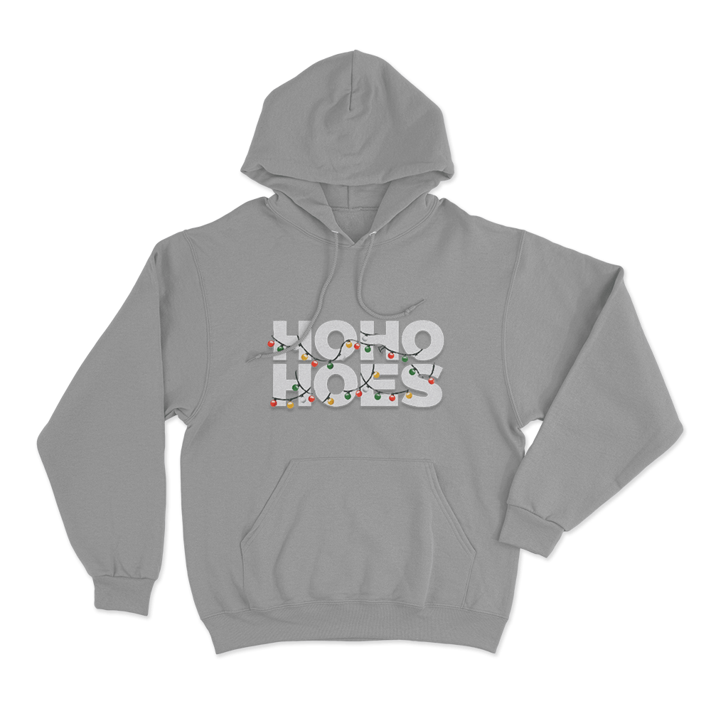 Ho Ho Hoes Unisex Hoodie Grey Ho Ho Hoes Unisex Hoodie Grey