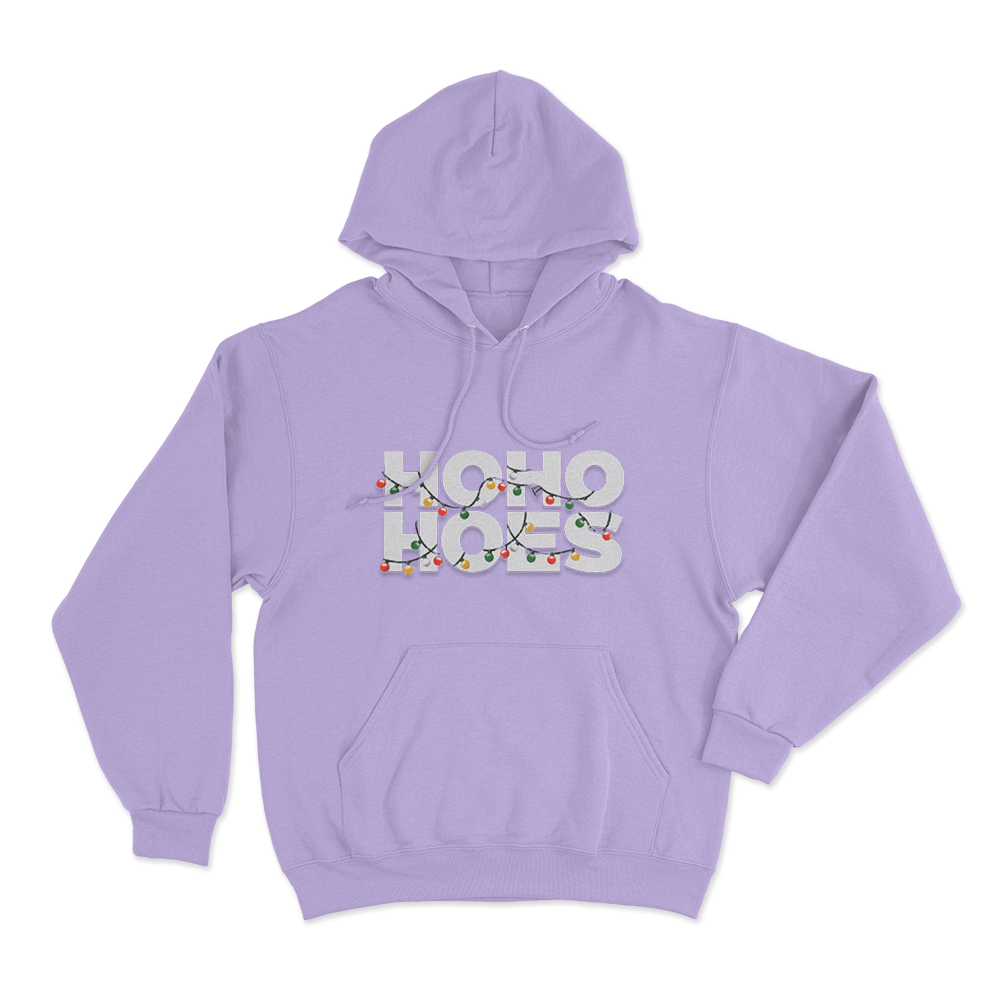 Ho Ho Hoes Unisex Hoodie Purple Ho Ho Hoes Unisex Hoodie Purple