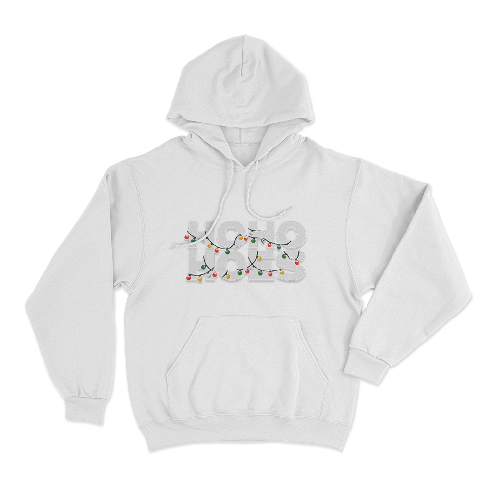Ho Ho Hoes Unisex Hoodie White Ho Ho Hoes Unisex Hoodie White