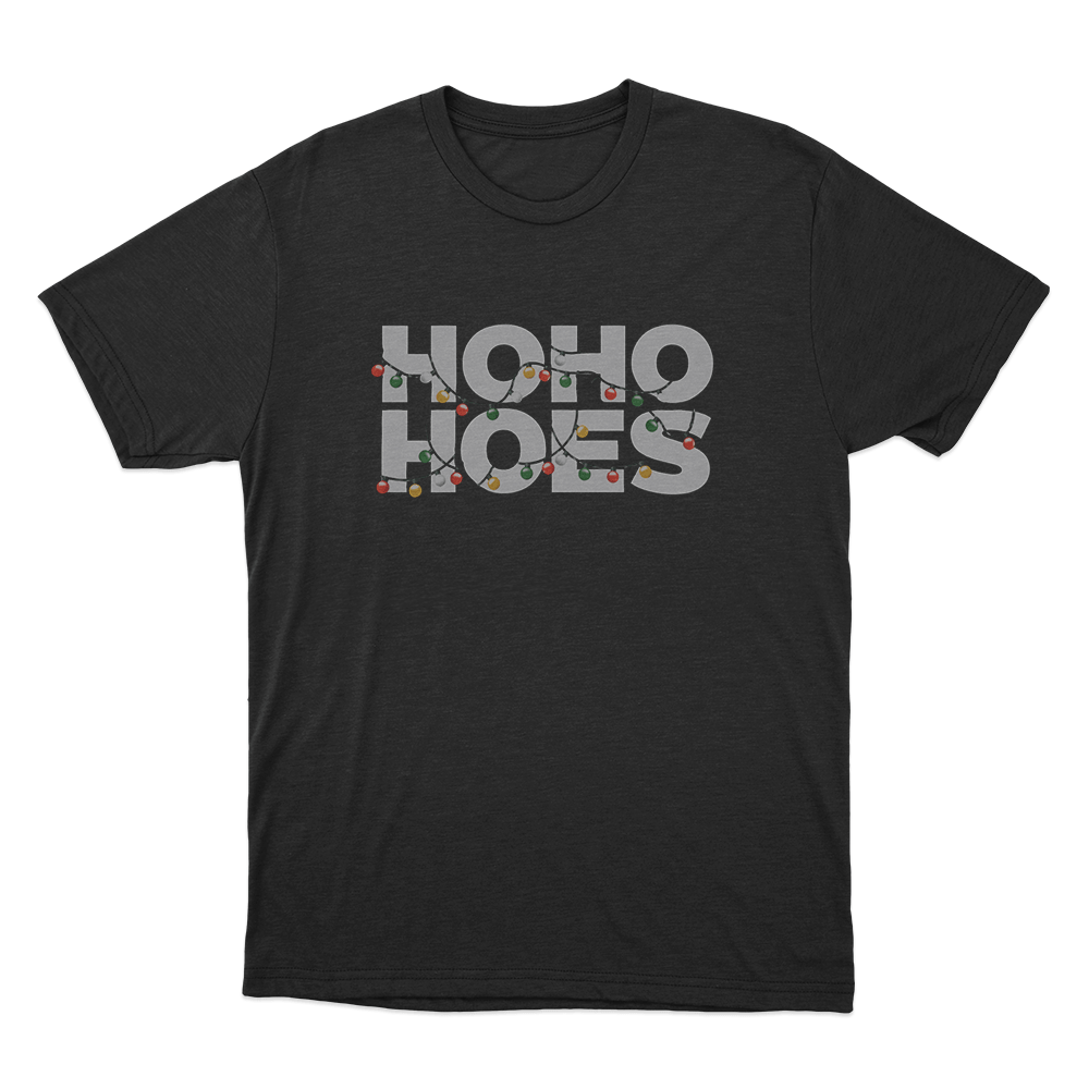 Ho Ho Hoes Unisex T Shirt Black Ho Ho Hoes Unisex T Shirt Black