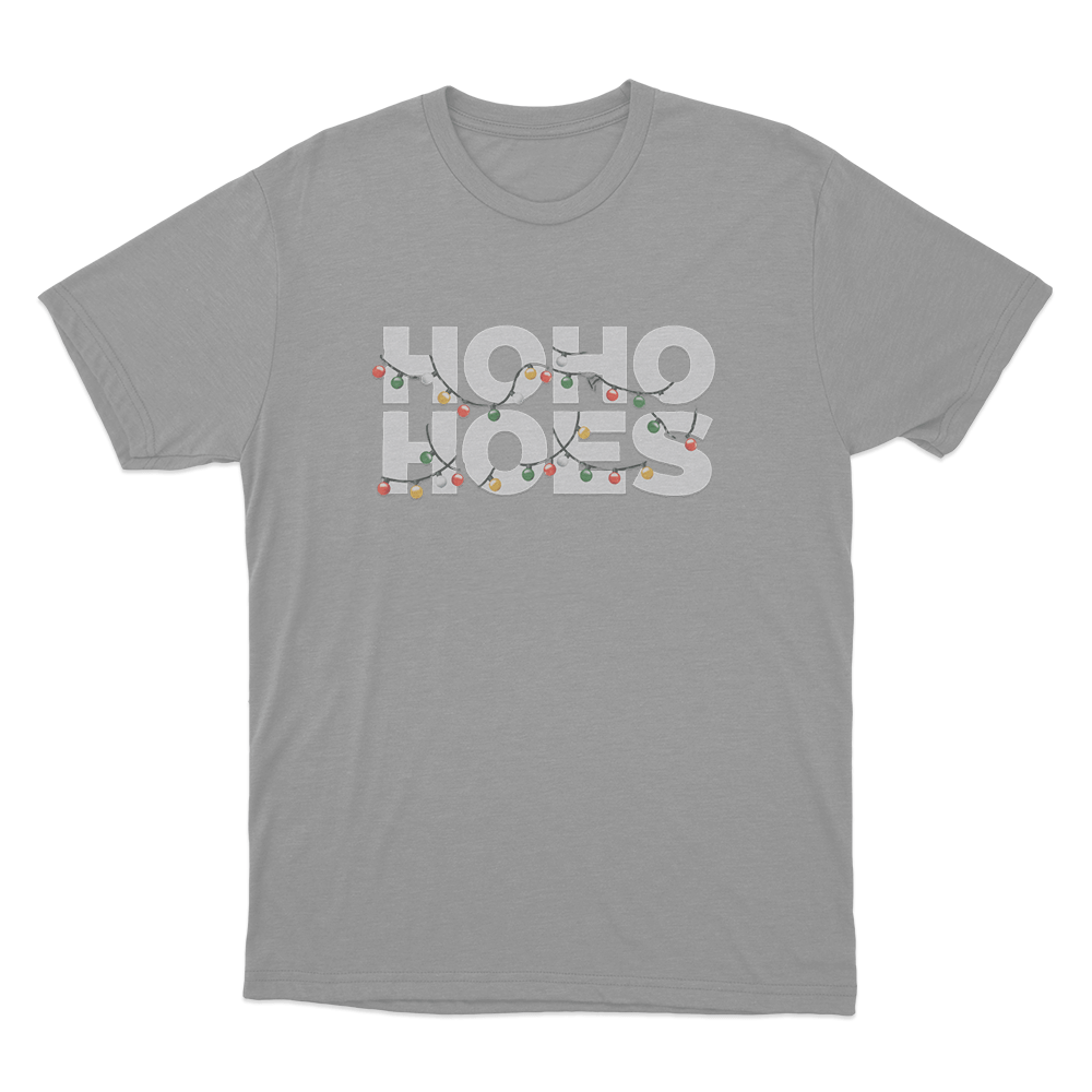 Ho Ho Hoes Unisex T Shirt Grey Ho Ho Hoes Unisex T Shirt Grey