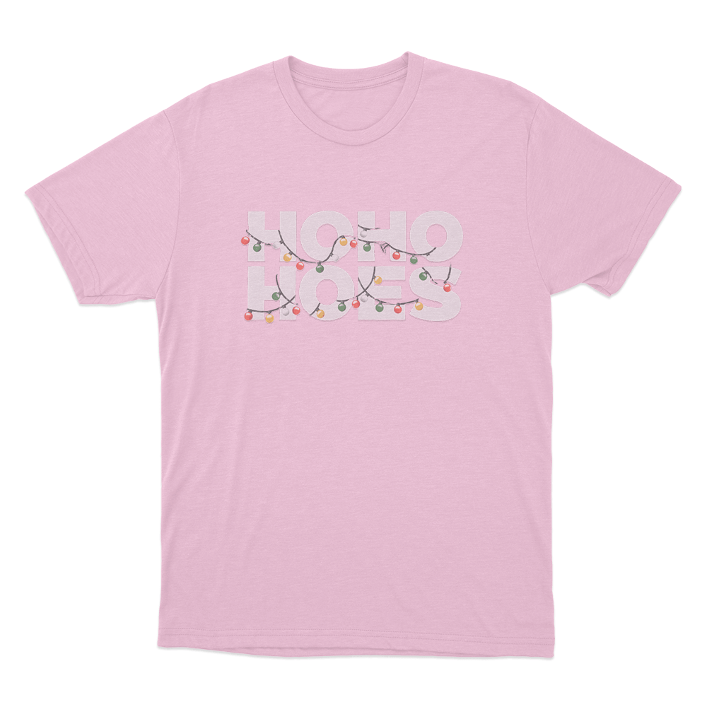 Ho Ho Hoes Unisex T Shirt Pink Ho Ho Hoes Unisex T Shirt Pink