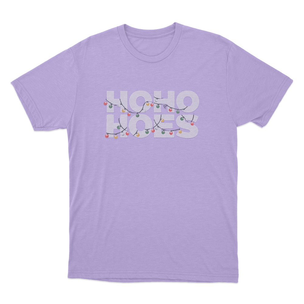 Ho Ho Hoes Unisex T Shirt Purple Ho Ho Hoes Unisex T Shirt Purple