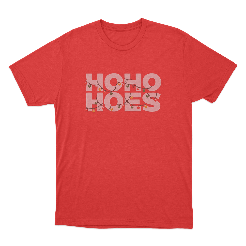 Ho Ho Hoes Unisex T Shirt Red Ho Ho Hoes Unisex T Shirt Red
