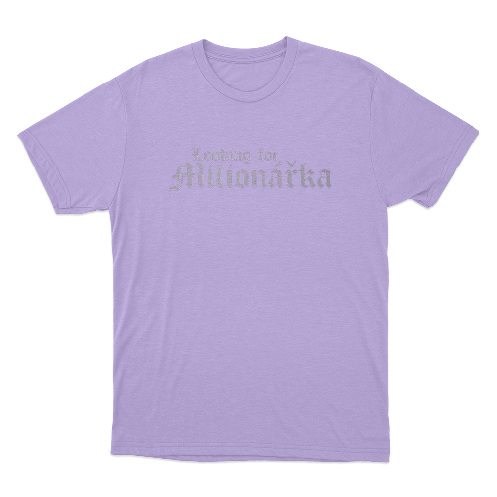 Looking For Milionářka Unisex T Shirt Purple Looking For Milionarka Unisex T Shirt Purple