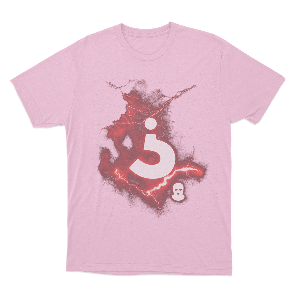 Sibiřan Balaclava Lightning Unisex T Shirt Pink Sibiran Balaclava Lightning Unisex T Shirt Pink
