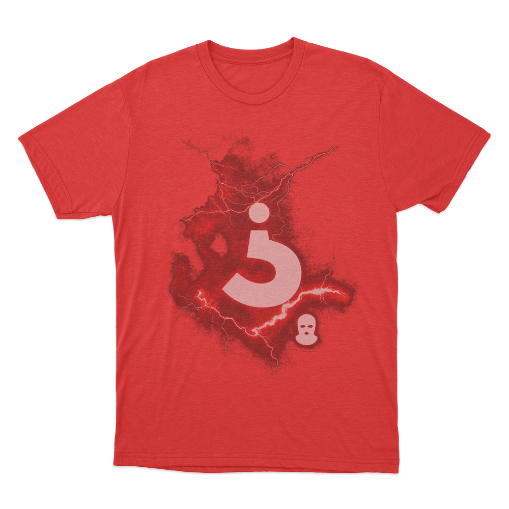 Sibiřan Balaclava Lightning Unisex T Shirt Red Sibiran Balaclava Lightning Unisex T Shirt Red