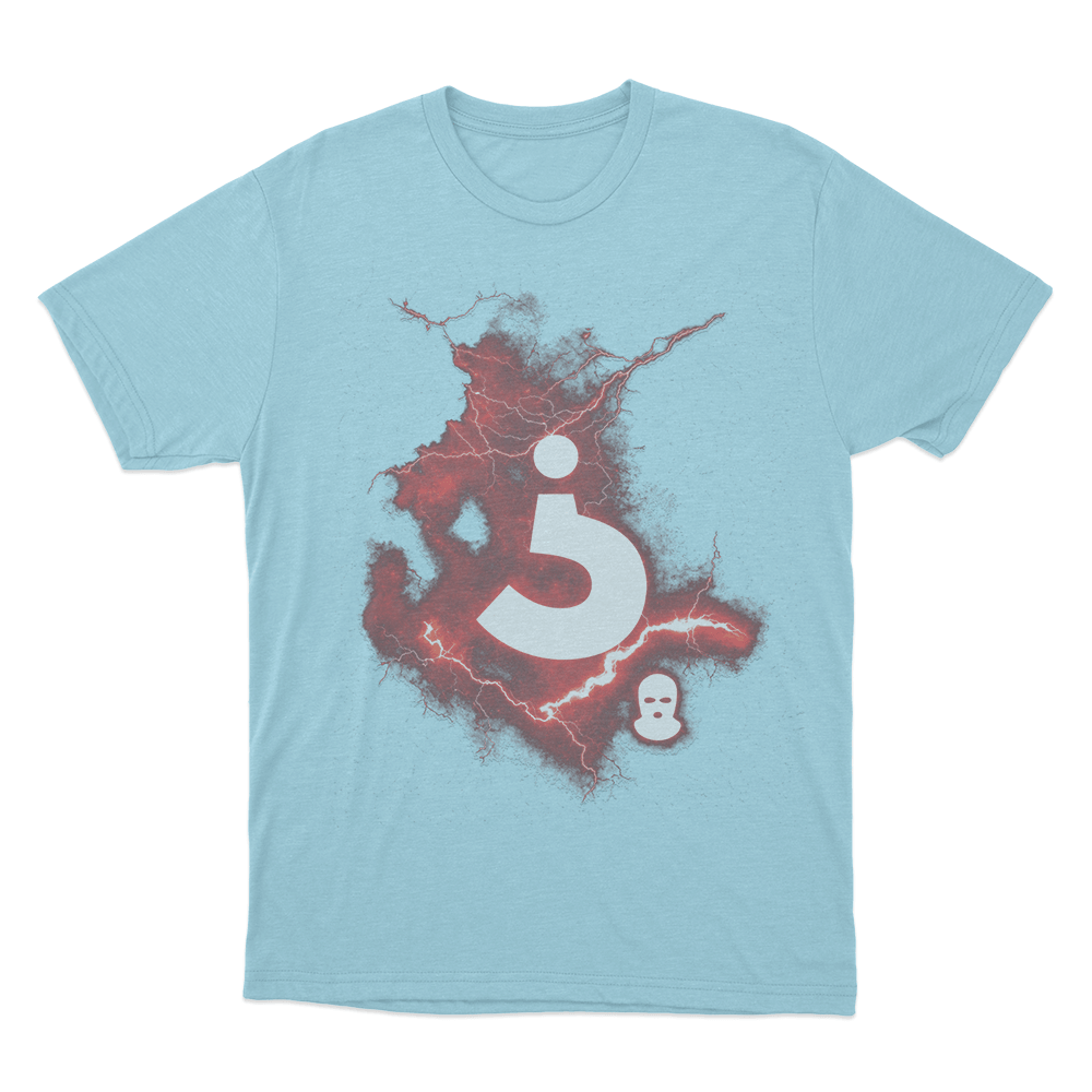 Sibiřan Balaclava Lightning Unisex T Shirt Sky Blue Sibiran Balaclava Lightning Unisex T Shirt Sky Blue