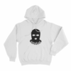 Sibiran Balaclava Logo Unisex Hoodie White