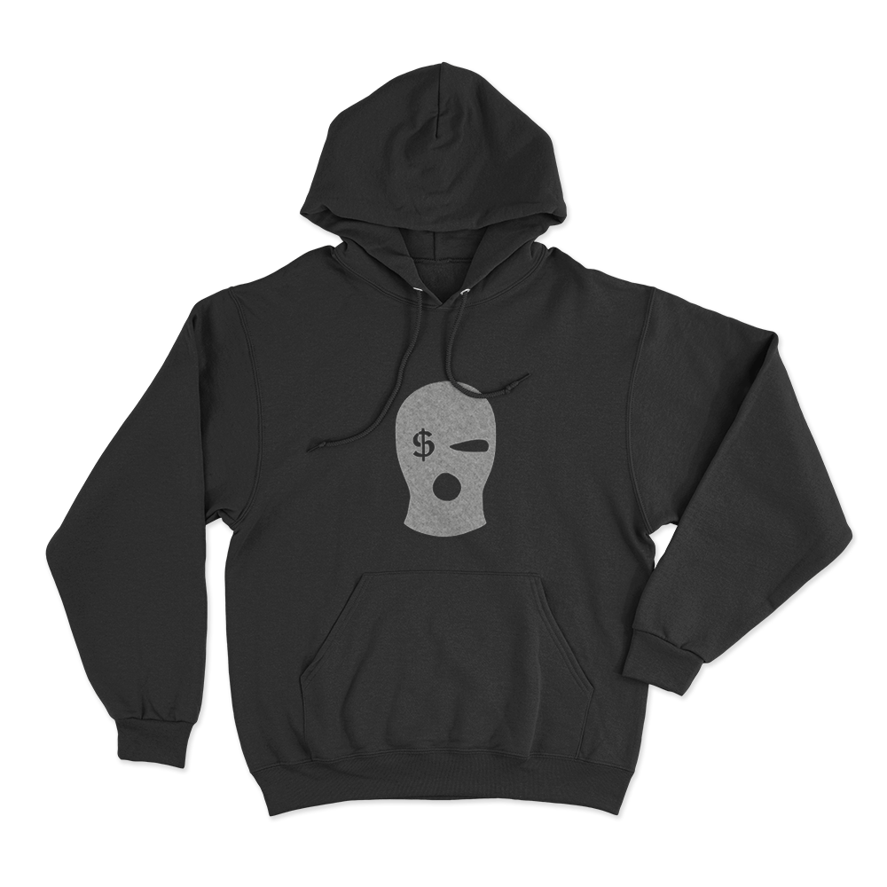 Sibiran Dollar Balaclava Mask Logo Unisex Hoodie Black Sibiran Dollar Balaclava Mask Logo Unisex Hoodie Black