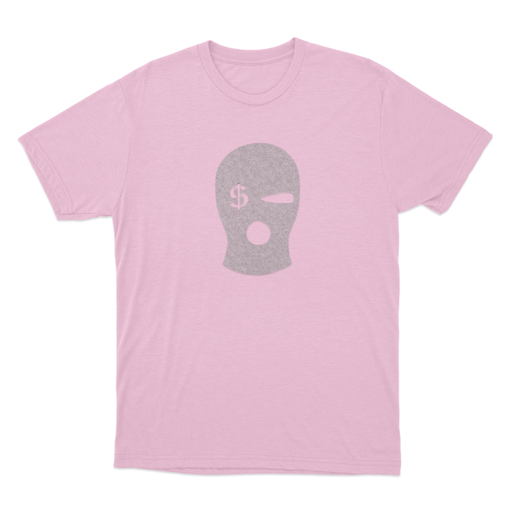 Sibiran Dollar Balaclava Mask Logo Unisex T Shirt Pink Sibiran Dollar Balaclava Mask Logo Unisex T Shirt Pink