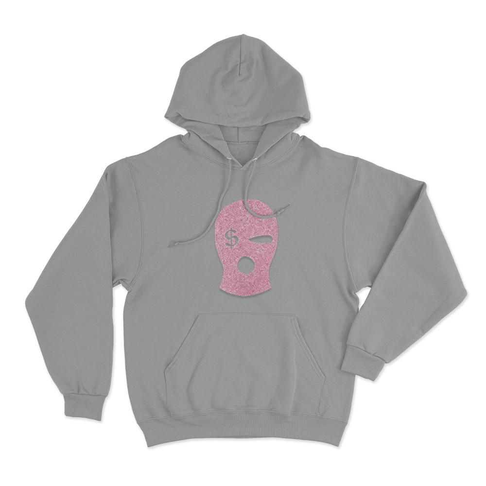 Sibiran Dollar Balaclava Mask Unisex Hoodie Grey Sibiran Dollar Balaclava Mask Unisex Hoodie Grey
